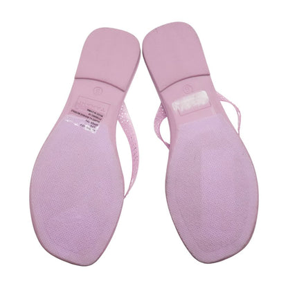 Purple Flip Flop Sandals