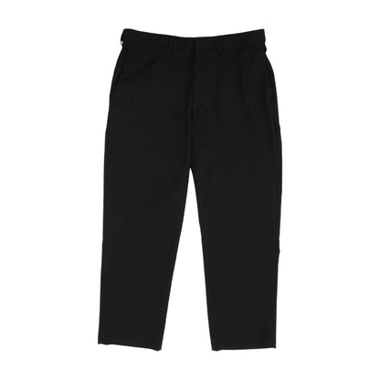 Black Solid Dress Pants