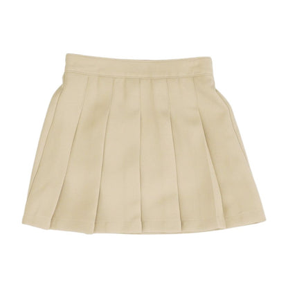Tan Solid Skort Skirt