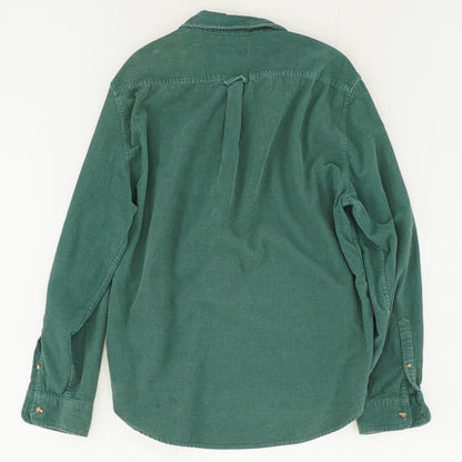 Teal Solid Long Sleeve Button Down