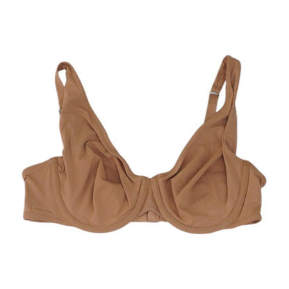 Brown Solid Bra