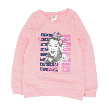 Pink Graphic Crewneck T-Shirt & Beanie Set
