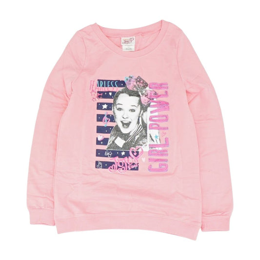 Pink Graphic Crewneck T-Shirt & Beanie Set