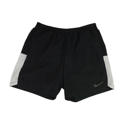 Black Color Block Active Shorts