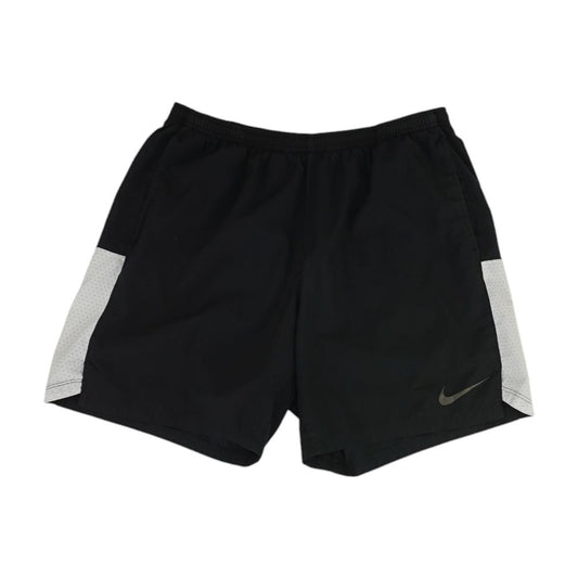 Black Color Block Active Shorts