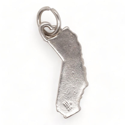 Sterling Silver My California Charm