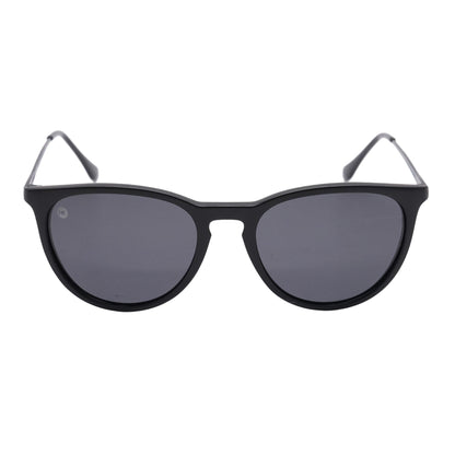 Black Mary Janes Round Sunglasses