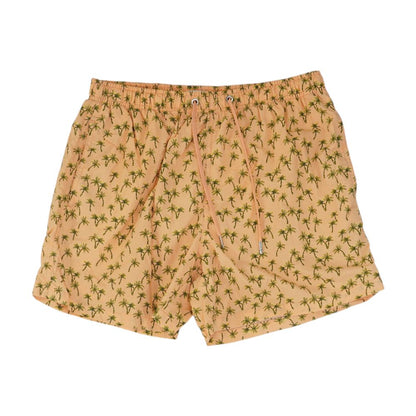 Orange Graphic Swim Shorts