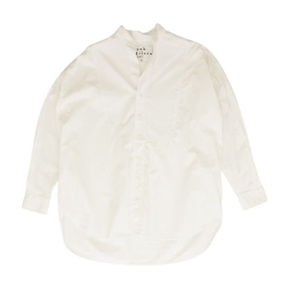 White Solid Button Down