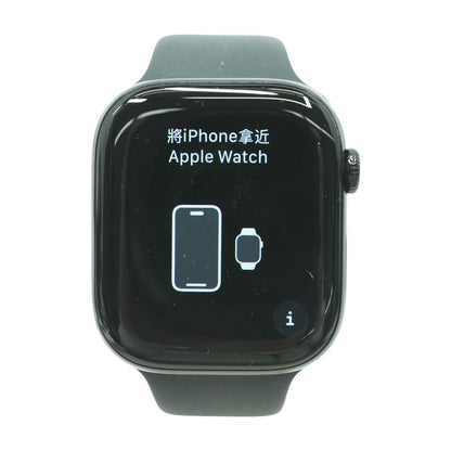 46mm Series 10 Black Smartwatch Black Band M/L