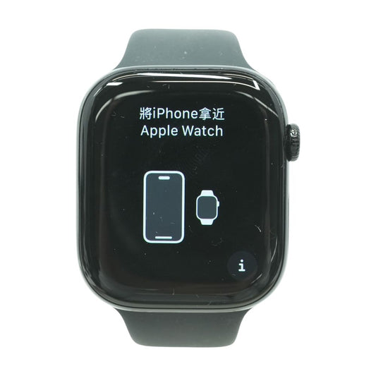 46mm Series 10 Black Smartwatch Black Band M/L