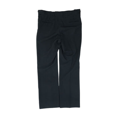 Black Solid Dress Pants