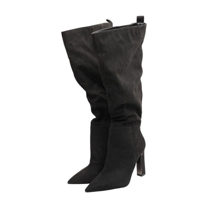 Black Knee High Boots