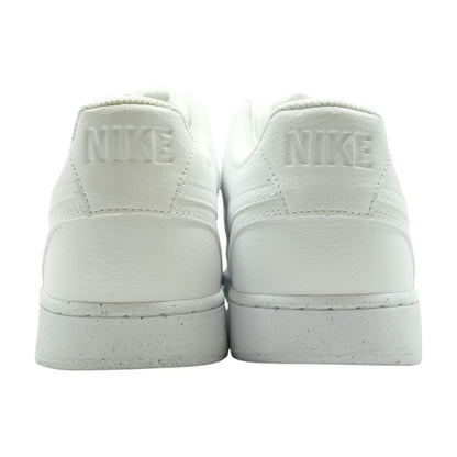 Court Vision Low White Leather Low Top Athletic Shoes