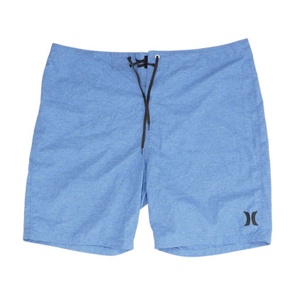 Blue Solid Swim Shorts