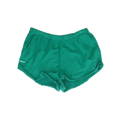 Green Solid Lounge Active Shorts