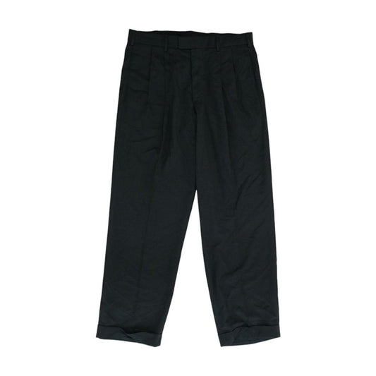 Charcoal Solid Dress Pants