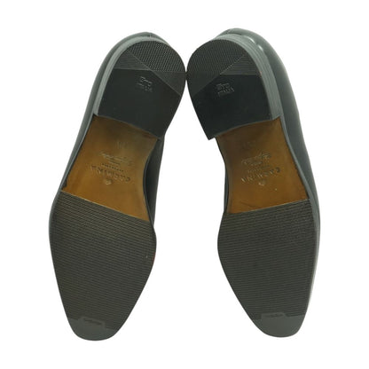 Black Leather Wholecut Oxfords Dress Shoes