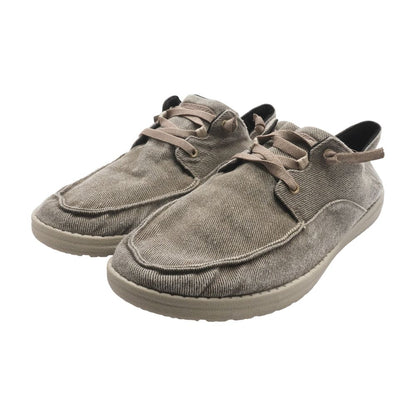 Gray Lace Up Casual Shoes