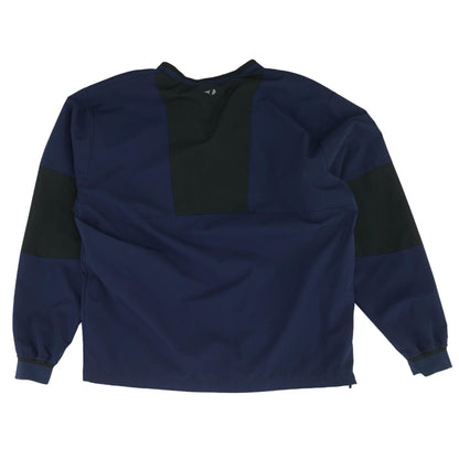 Navy Solid Active Pullover Pullover