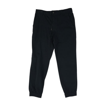 Black Solid Chino Pants