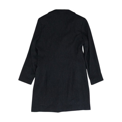 Black Striped Topcoat