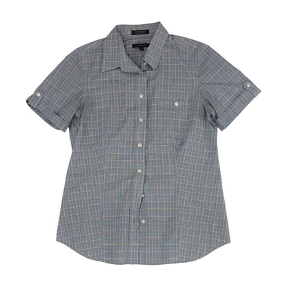 Blue Check Button Down