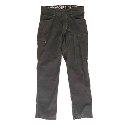 Black Solid Five Pocket Pants