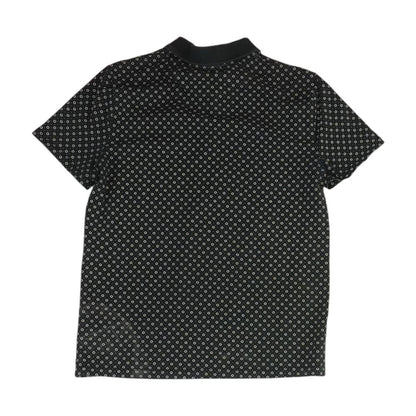 Black Misc Short Sleeve Polo
