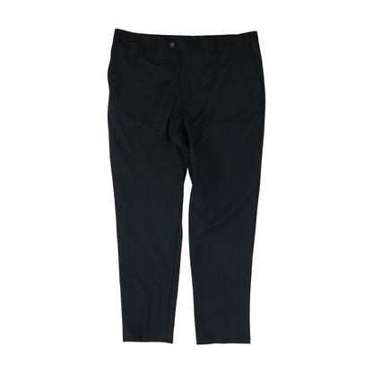 Black Solid Dress Pants