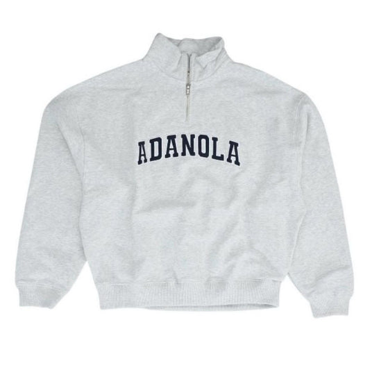 Gray 1/4 Zip Pullover
