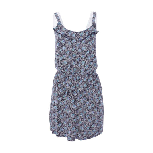 Navy Floral Mini Dress