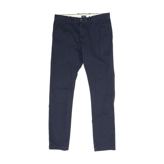 Navy Solid Chino Pants