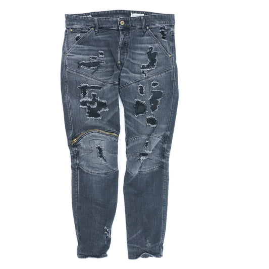 Black Solid Slim Jeans