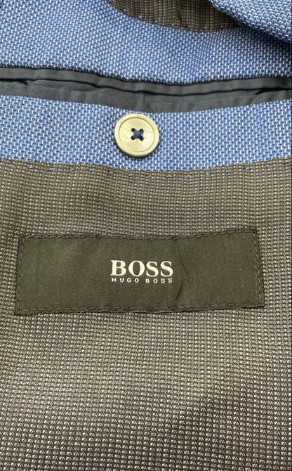 Blue Wool Blend 3pc Suit