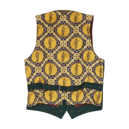 Green GG Striped Signoria Suit Vest