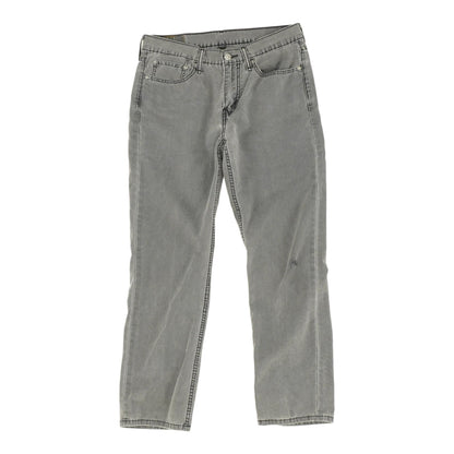 514 Gray Solid Straight Jeans