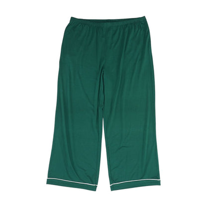 Green Solid Pajama Bottom