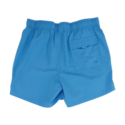 Blue Solid Board Shorts