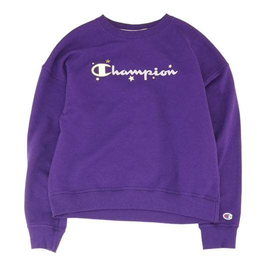 Purple Solid Sweatshirt