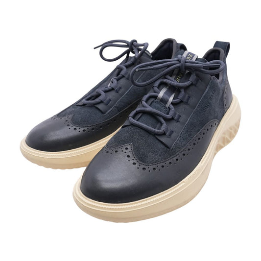 Navy Lace Up Casual Shoes
