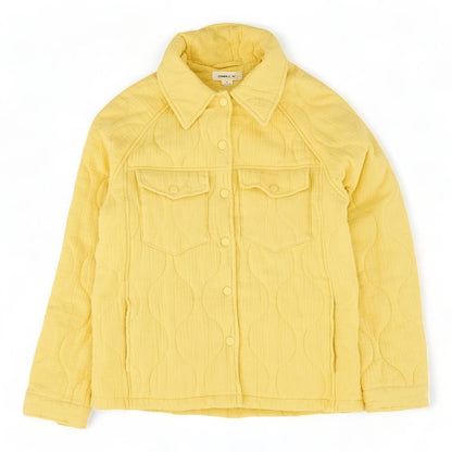 Yellow Solid Lightweight Jacket