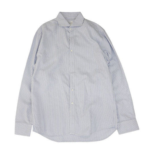 Blue Misc Long Sleeve Button Down