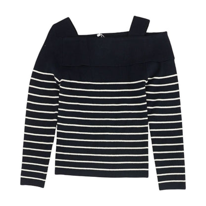 Navy Striped Sweater