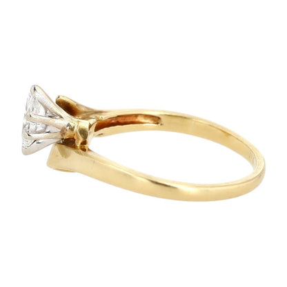 .20 ct 14K Gold Double Marquise Diamond Bypass Band