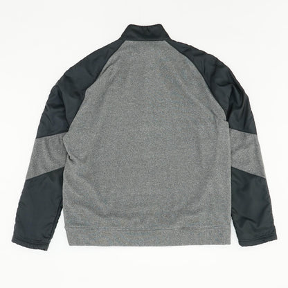 Gray Color Block 1/4 Zip Pullover