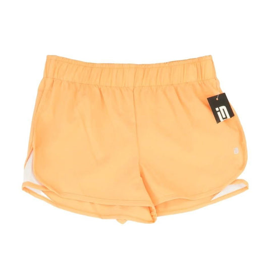 Orange Solid Active Shorts