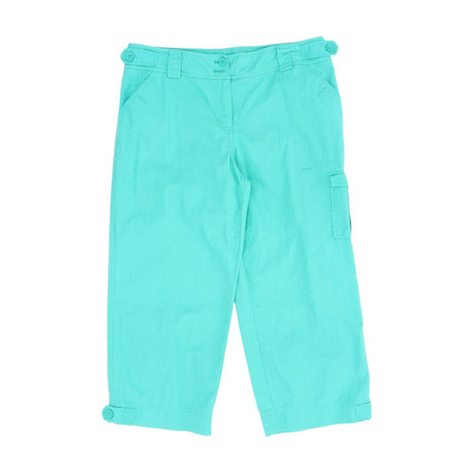 Green Capris Regular Pants