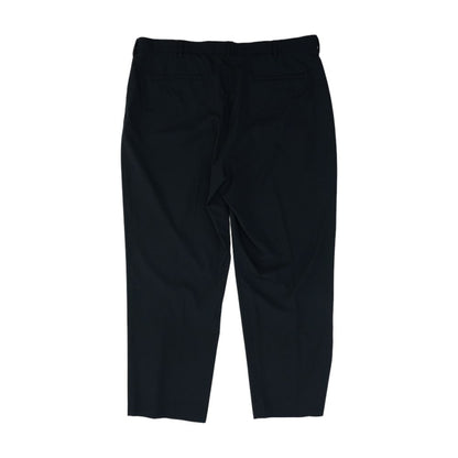 Black Solid Dress Pants