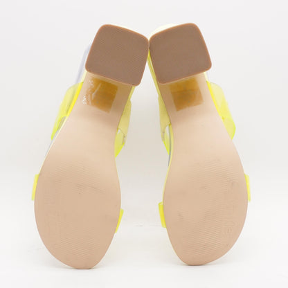 Culadis Yellow Casual Slide Sandals